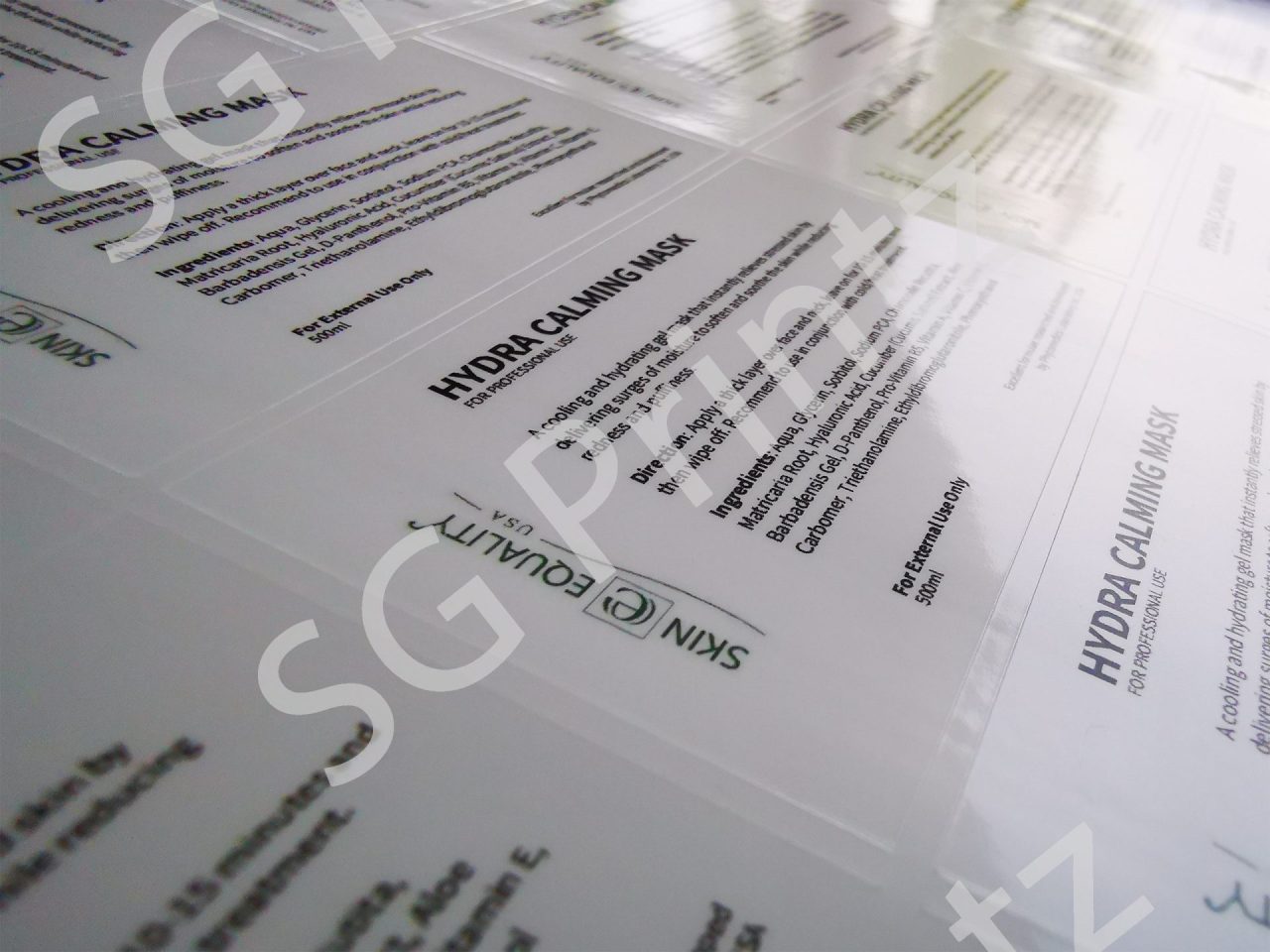 PP Sticker Sheet Printing Singapore | Durable Product Label Solutions