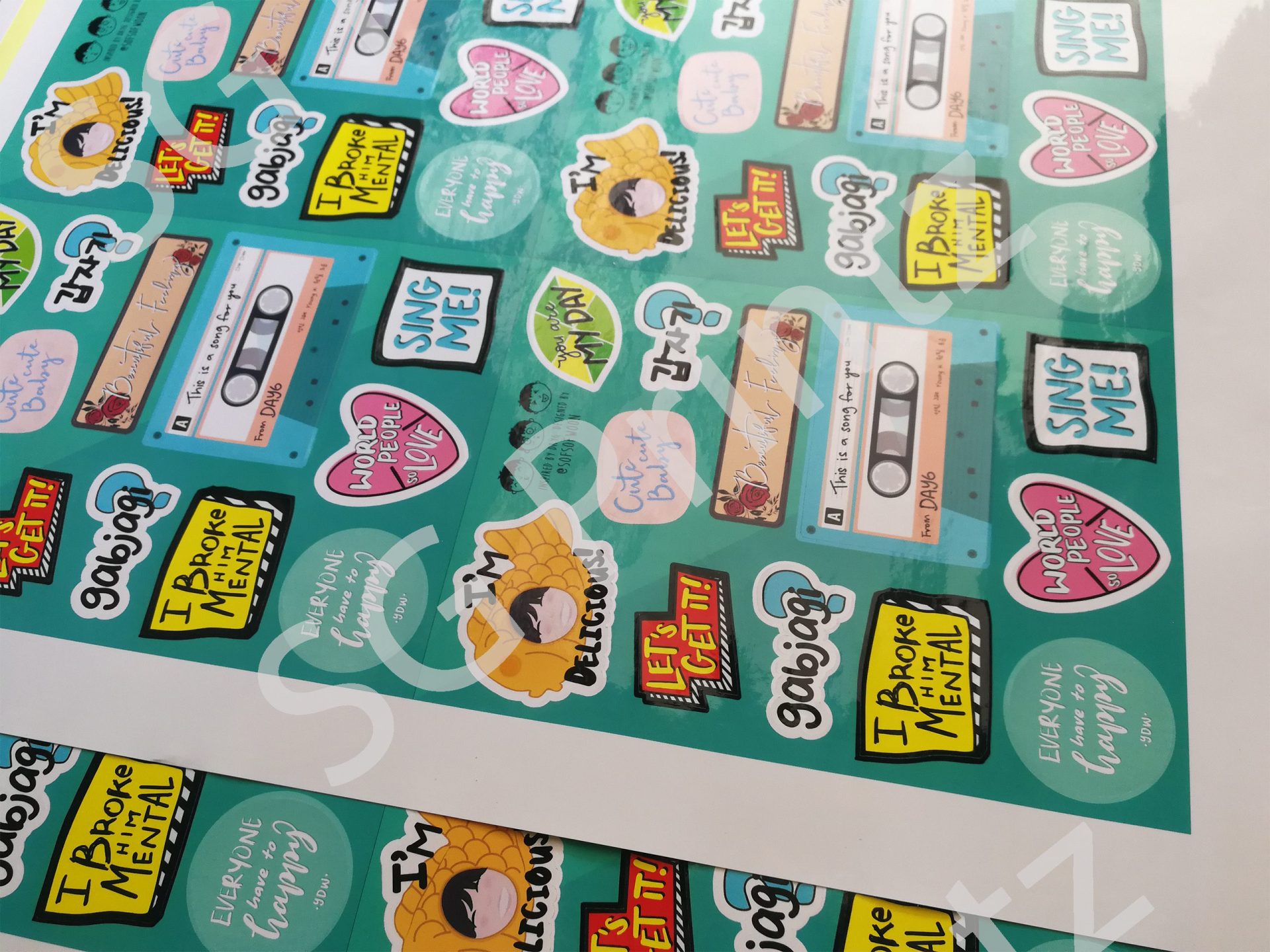 Professional Food Label Sticker Sheets Printing Services in Singapore